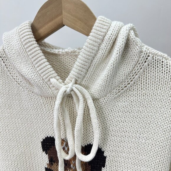 Ralph Lauren Cream Sweater with BearDesign - Picture 6 of 10